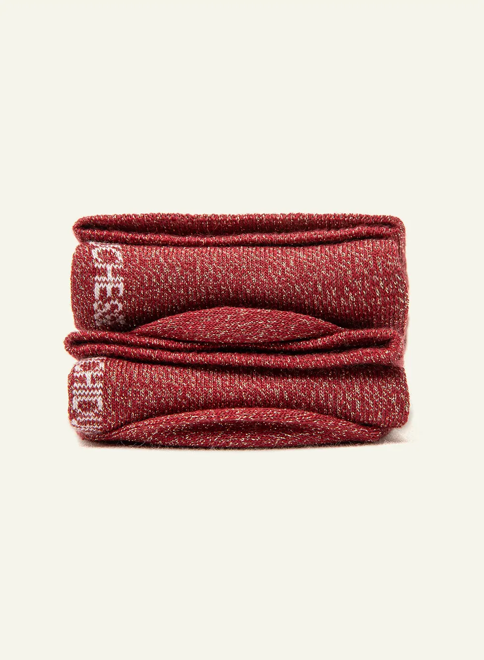 archiduchesse-pair-fect-love-chaussettes-fantaisie-courtes-rouge-lurex image 1