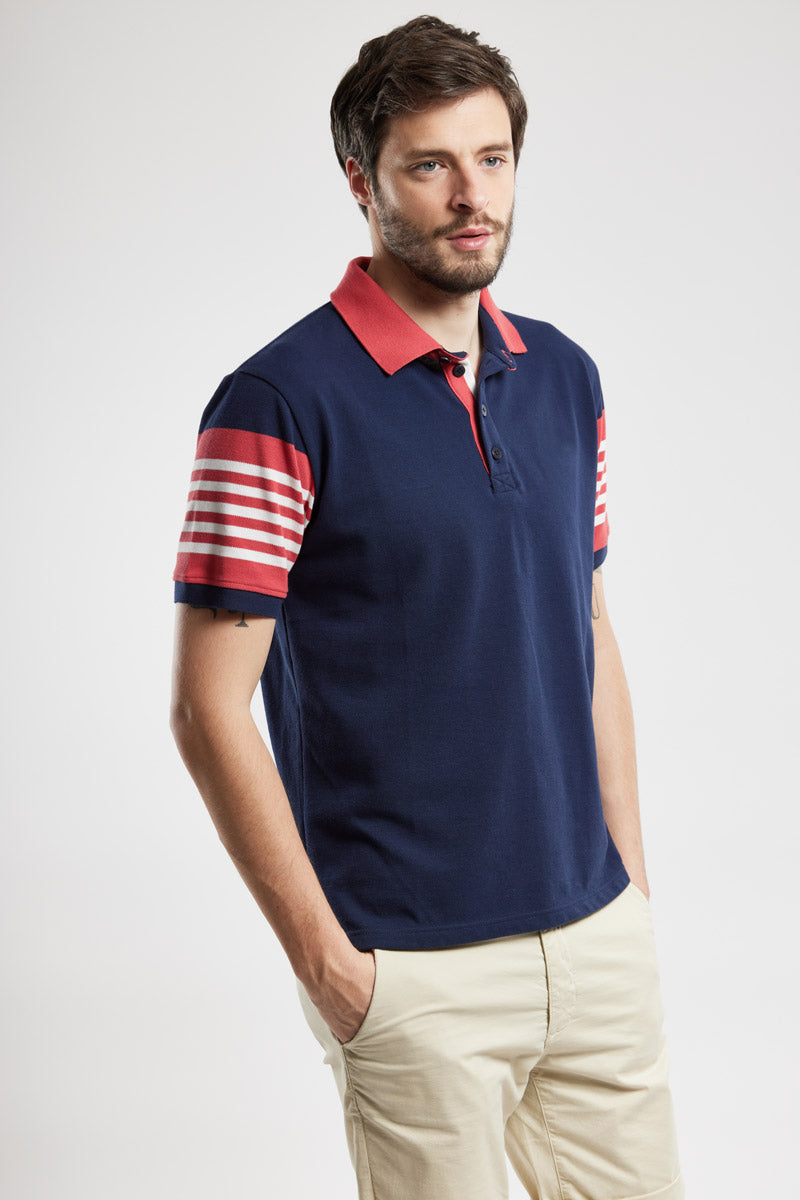 armor-lux-polo-manches-courtes-ray-homme-coton-piqu image 4