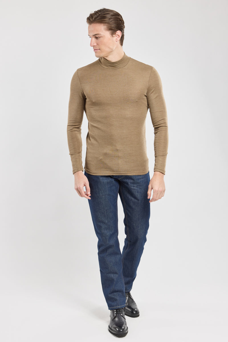 armor-lux-h-ritage-t-shirt-homme-col-haut-laine-et-soie image 3
