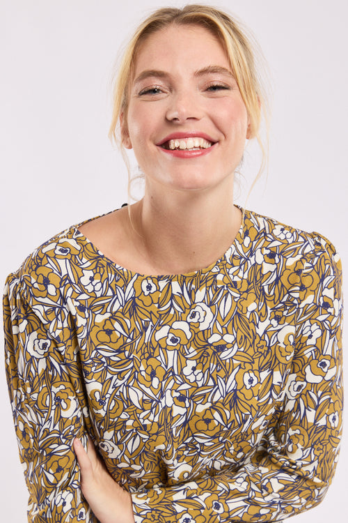 armor-lux-robe-imprim-e-florale-viscose-manches-longues image 3
