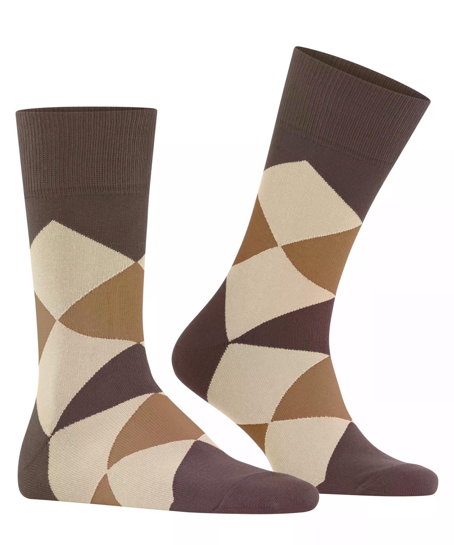 burlington-clyde-chaussettes-homme-coton-fantaisie-marron-brown-tan-5888-40-46 image 4