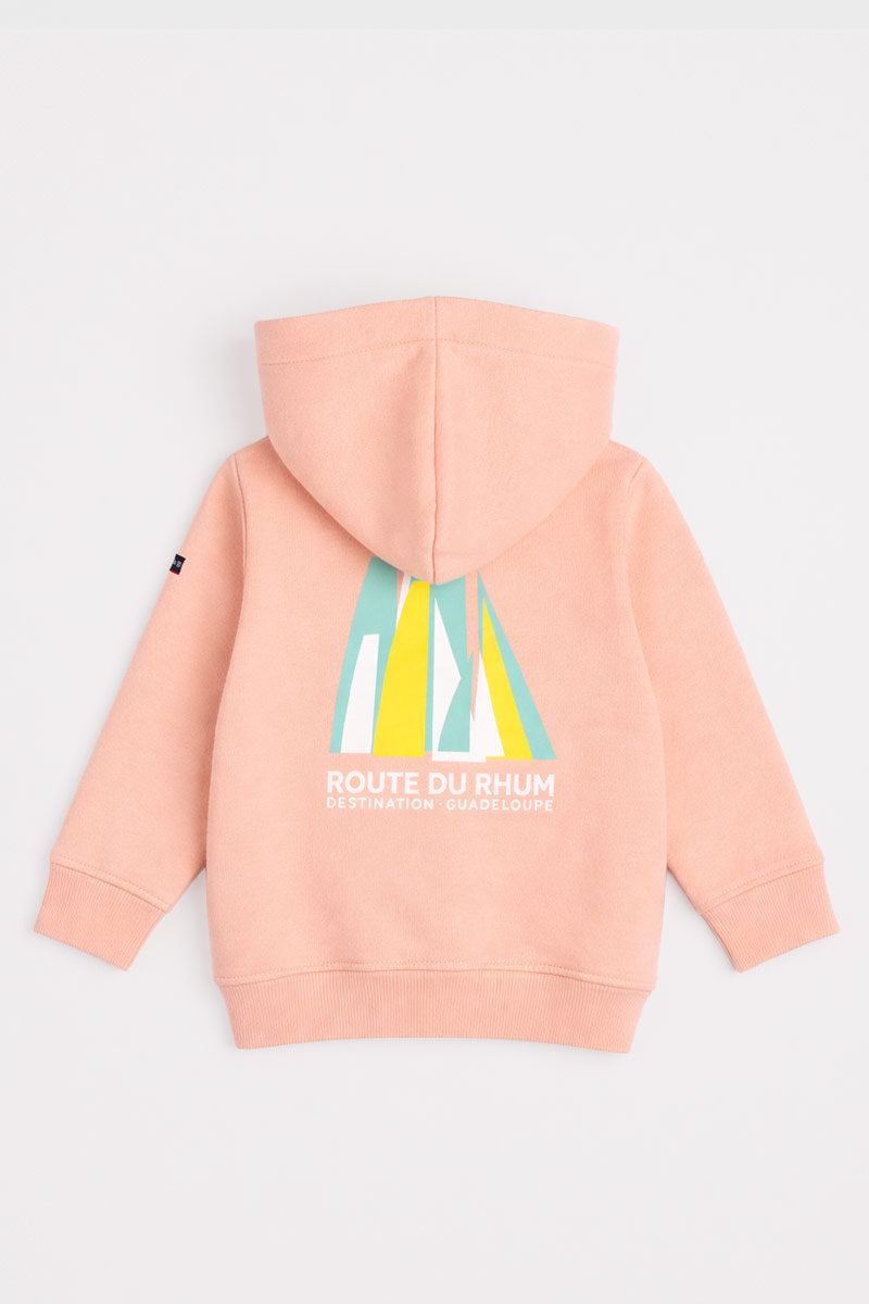 armor-lux-sweat-molletonn-enfant-capuche-zip-route-du-rhum image 2