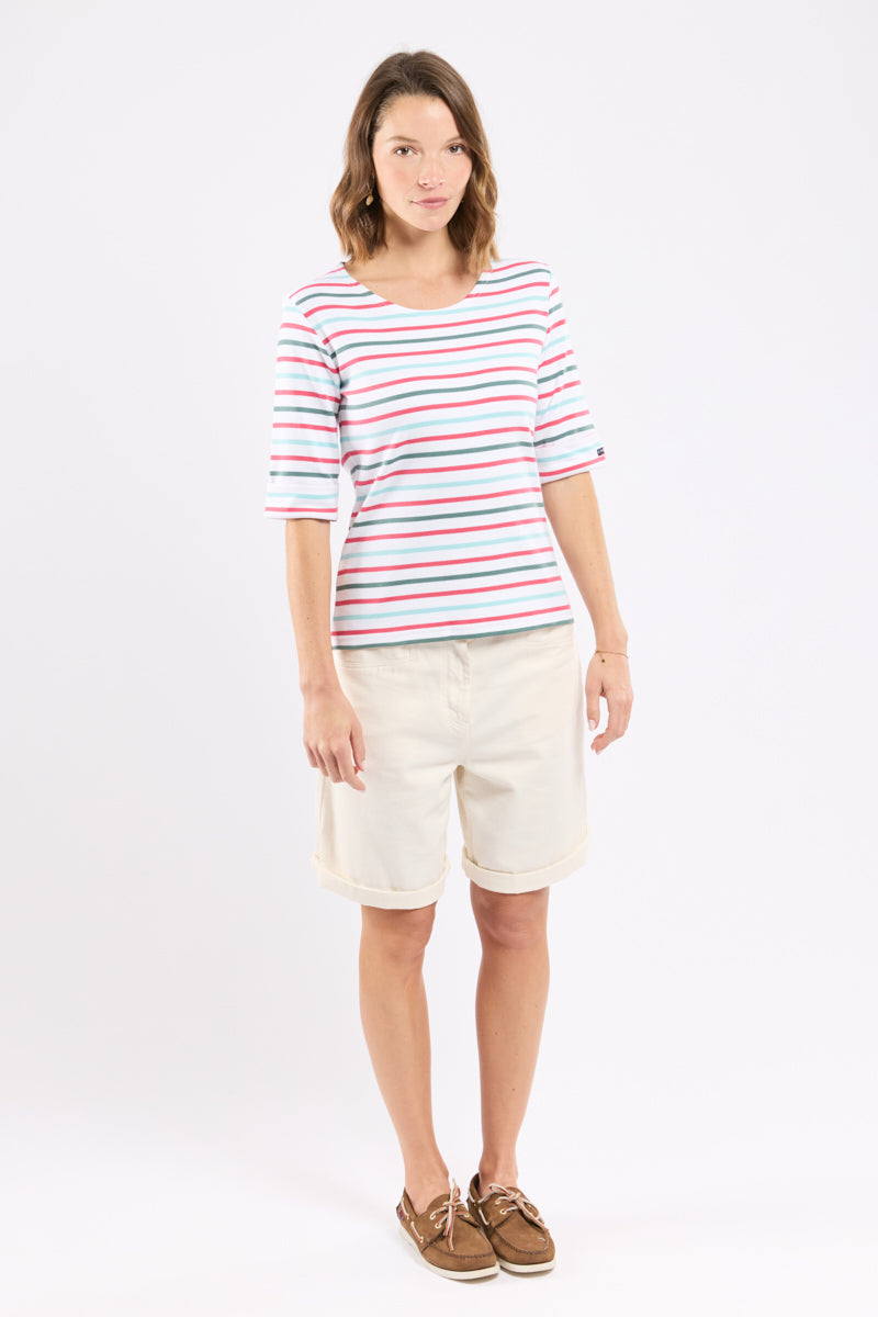 armor-lux-marini-re-tricolore-femme-100-coton-pais-col-bateau image 3