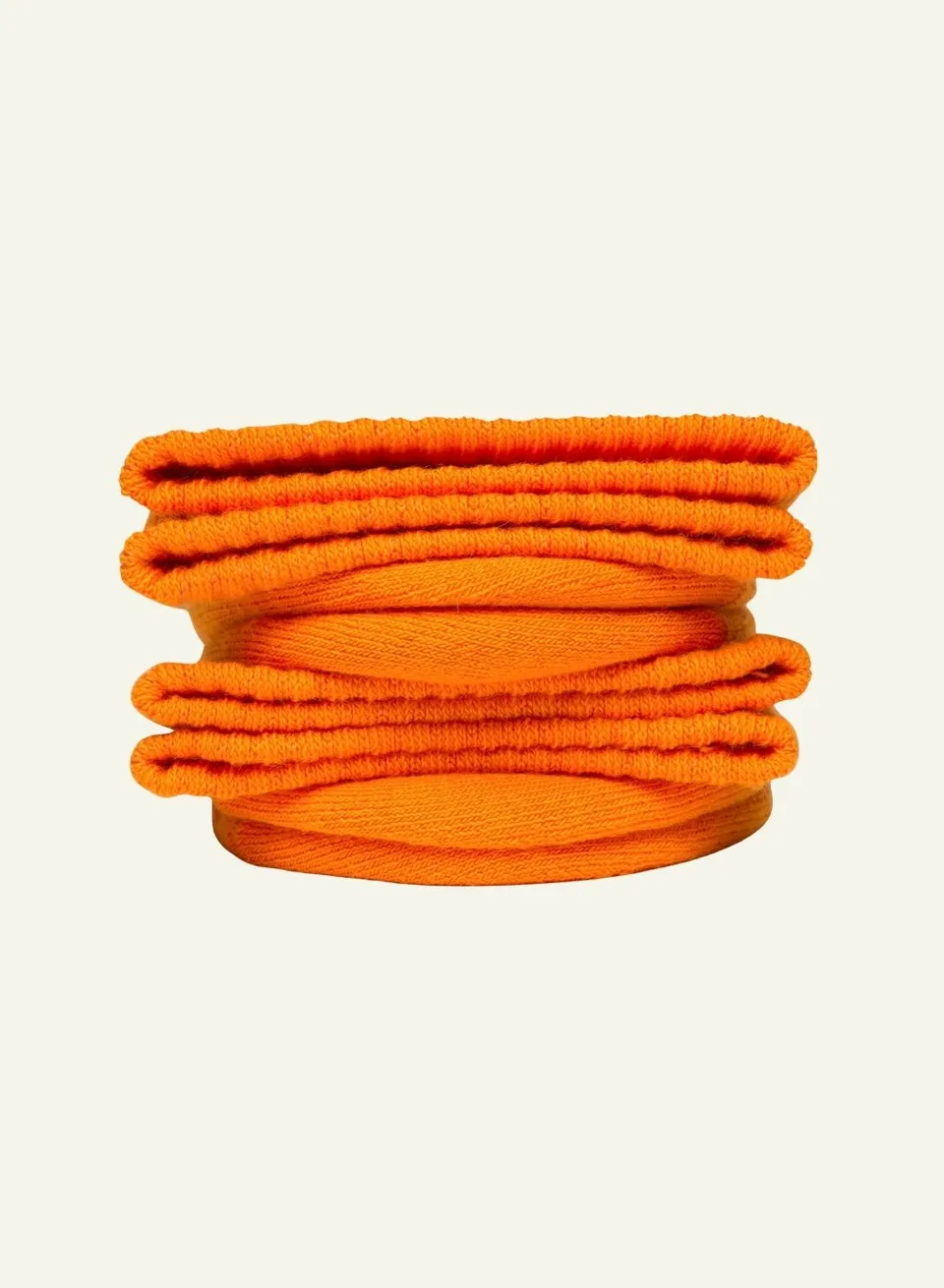 archiduchesse-bouclette-orange-mandarine-chaussettes-hiver-unisexe image 1