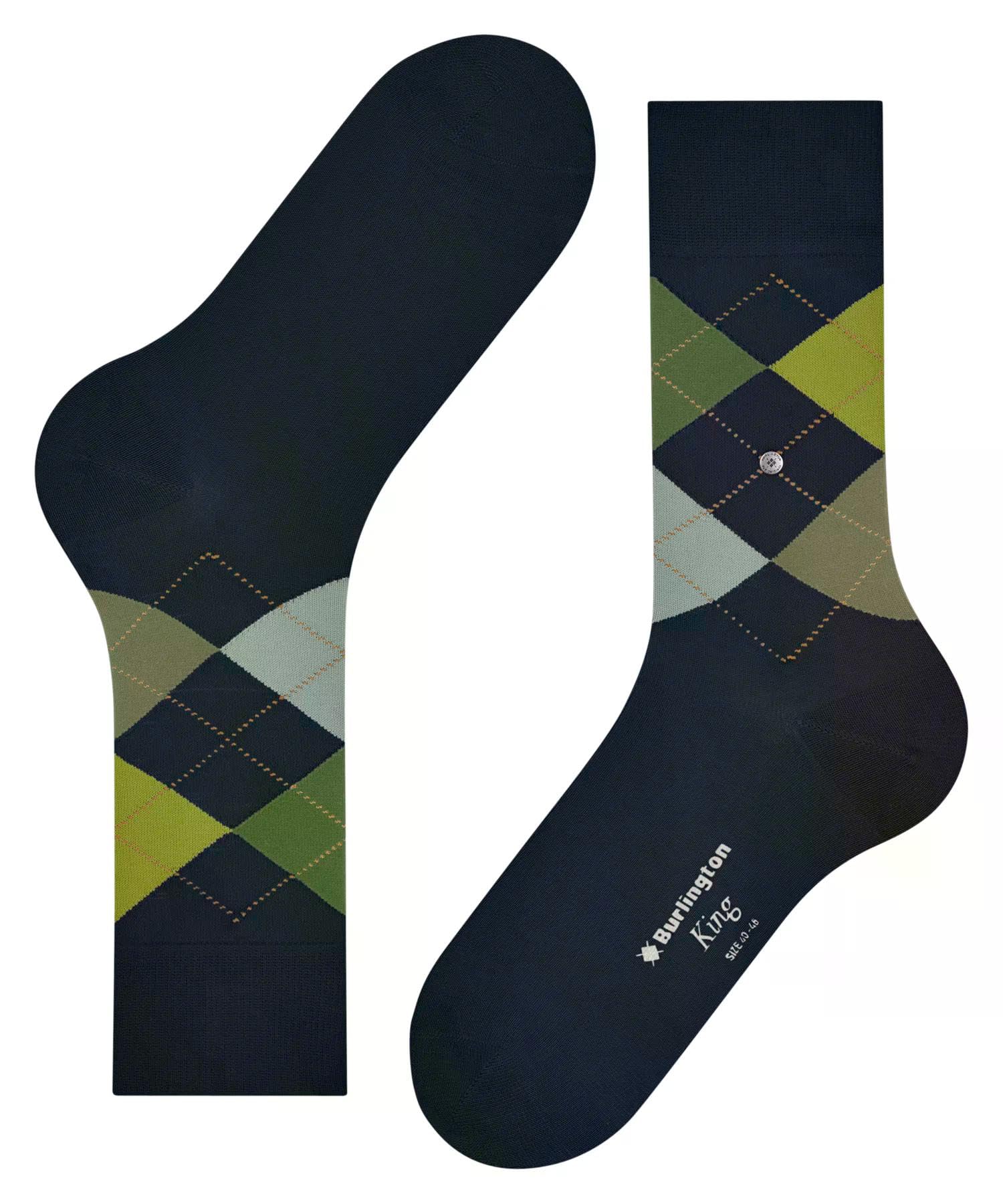 burlington-king-chaussettes-homme-coton-bleu-marine-6125-40-46 image 5