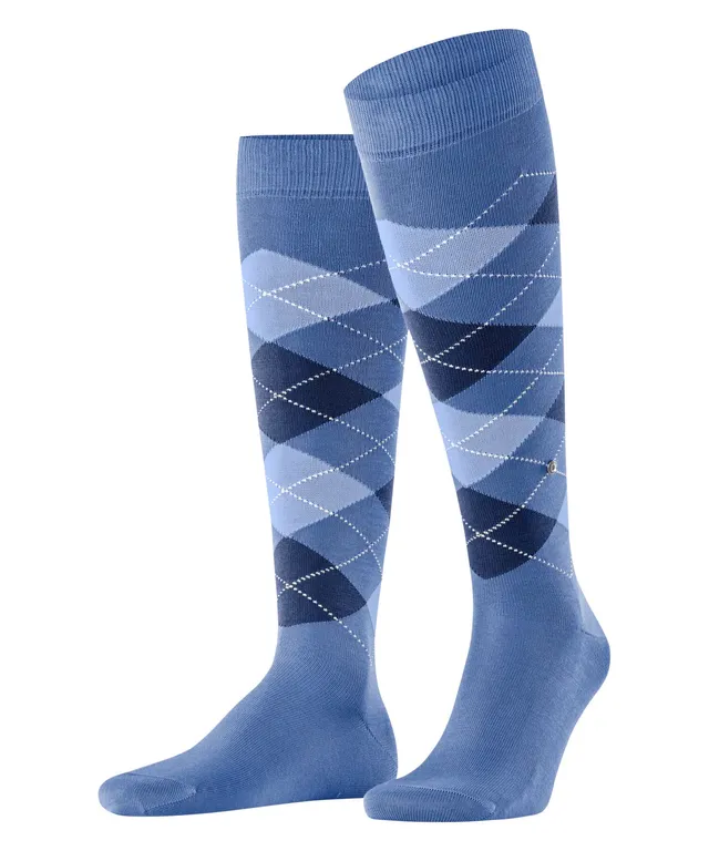 burlington-manchester-chaussettes-longues-homme-coton-bleu-water-6550-40-46 image 1
