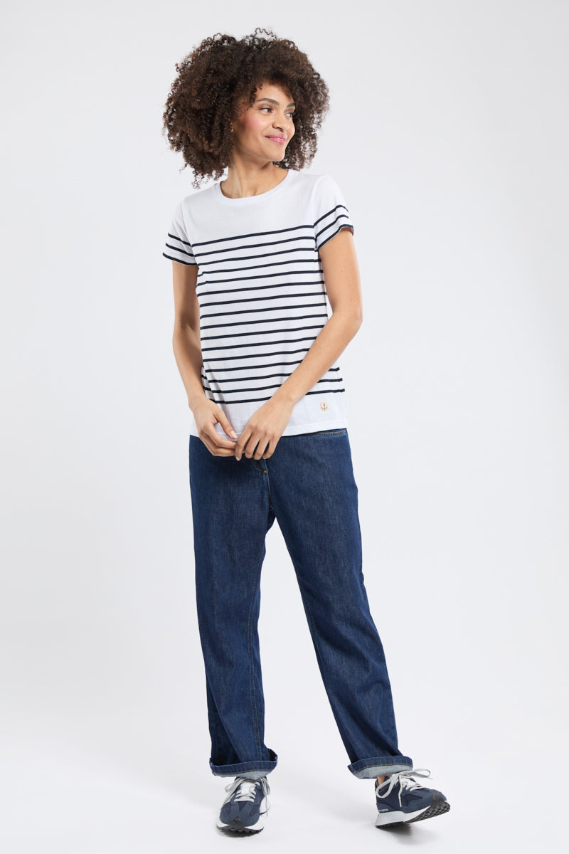 armor-lux-marini-re-etel-femme-coton-l-ger-manches-courtes image 4