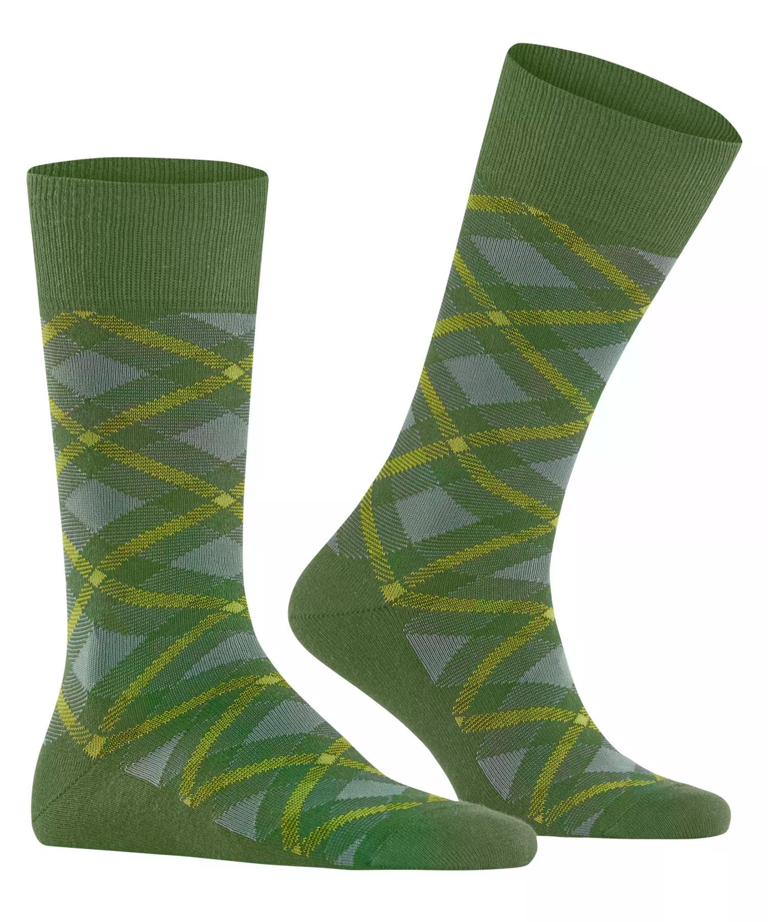 burlington-tartan-chaussettes-homme-coton-fantaisie-vert-fir-green-7656-40-46 image 4