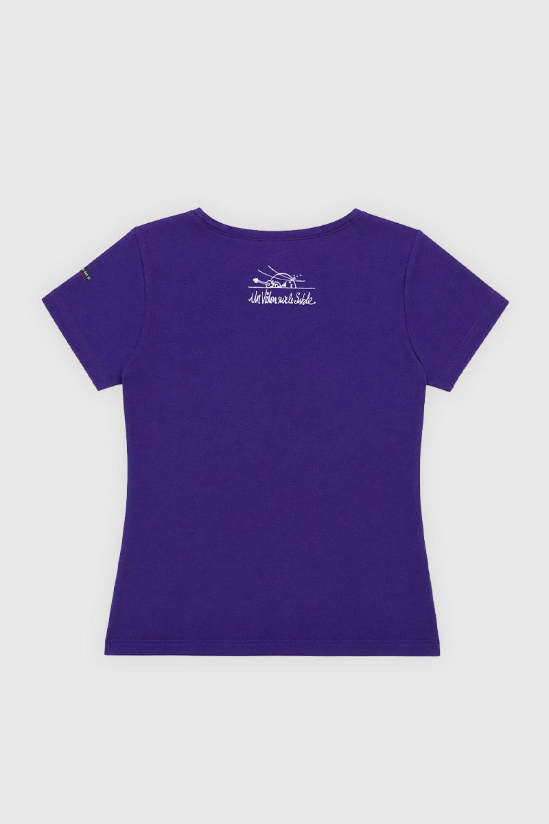 armor-lux-t-shirt-femme-un-violon-sur-le-sable-100-coton image 3
