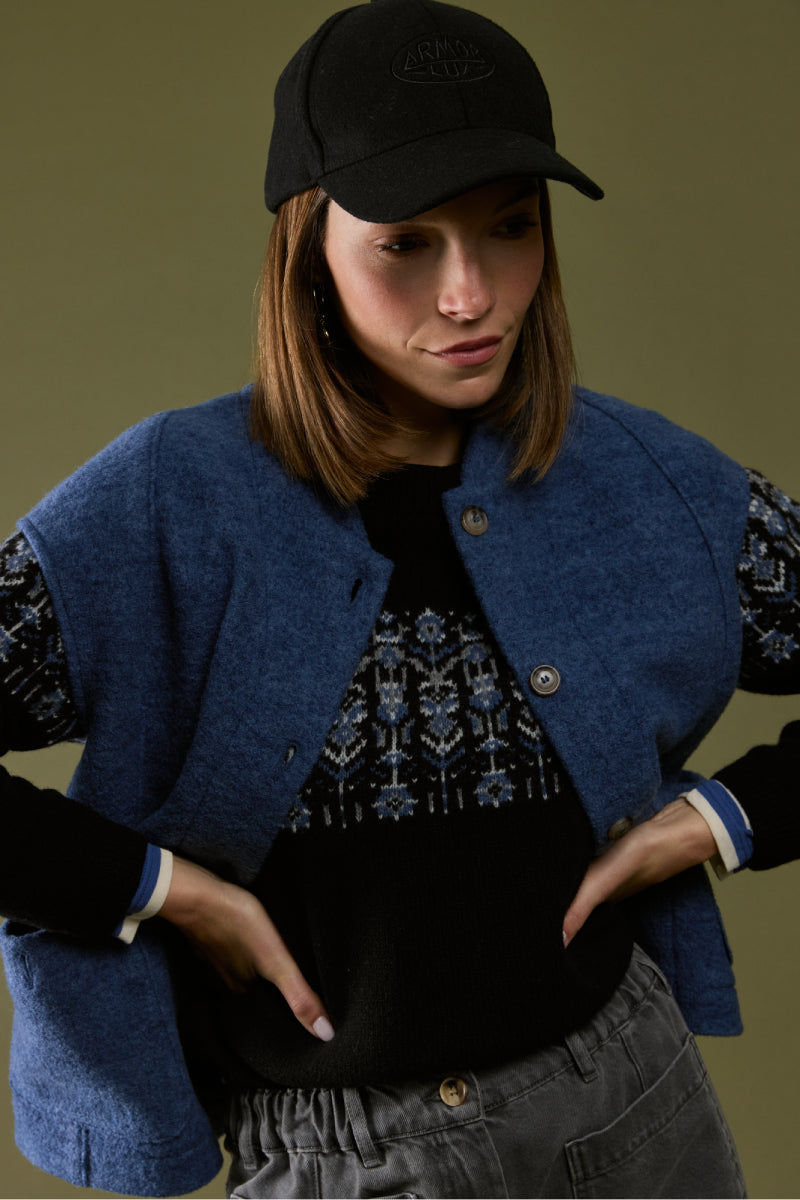 armor-lux-veste-sans-manche-h-ritage-femme-laine-bouillie image 4