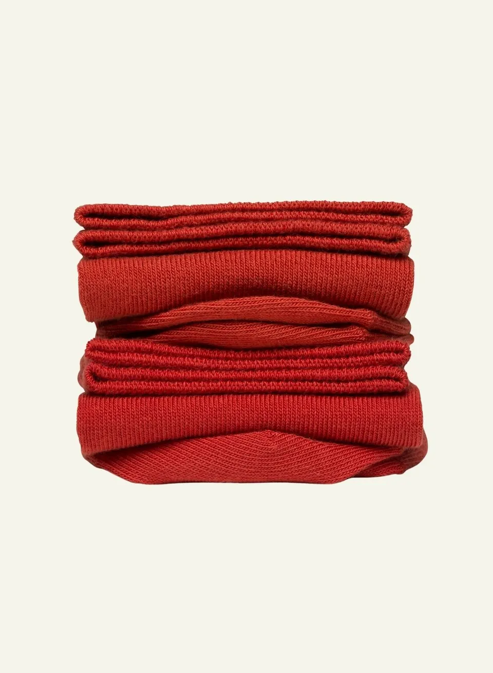 archiduchesse-rouge-brique-chaussettes-de-ville-coton-unisexe image 1
