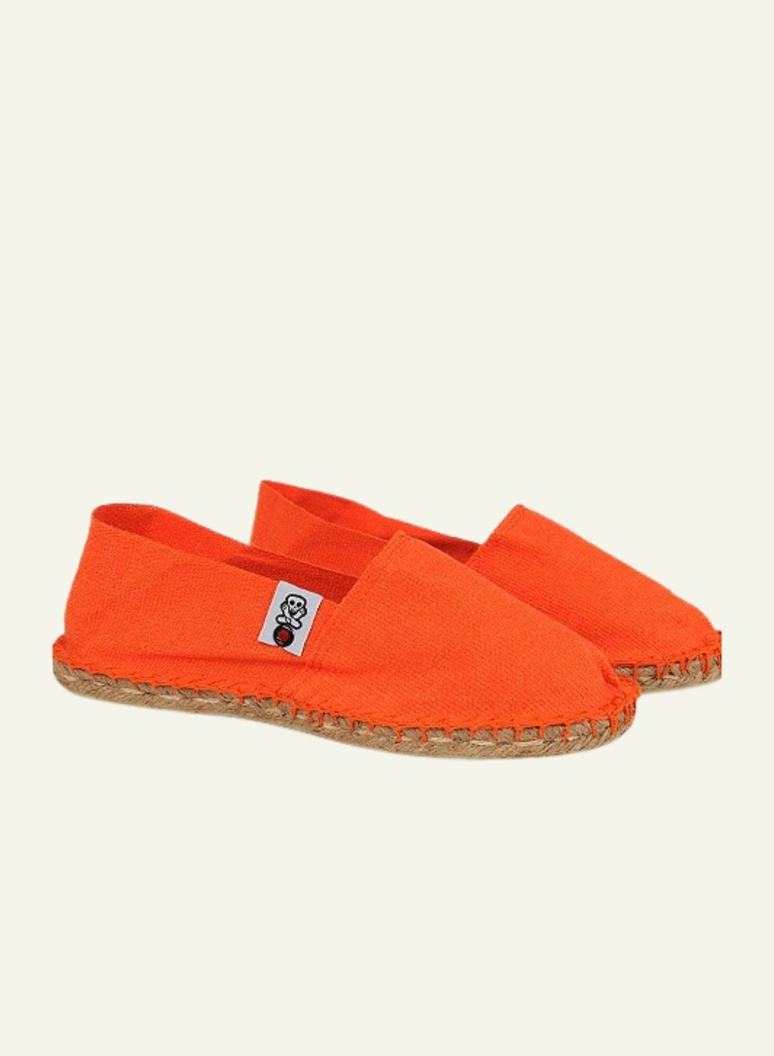 archiduchesse-espadrilles-orange-citrouille-toile-coton-r-g-n-r image 1