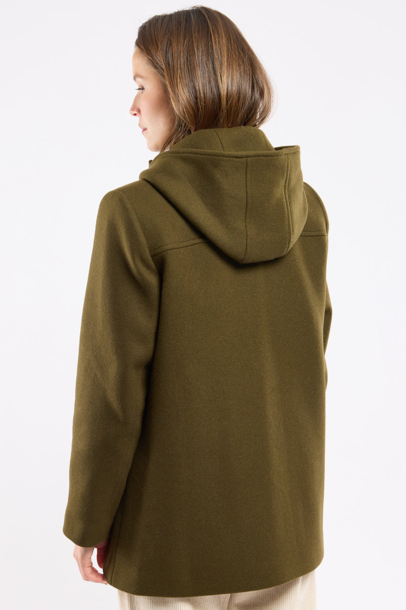armor-lux-h-ritage-duffle-coat-femme-drap-laine-vert-for-t-zipp image 5