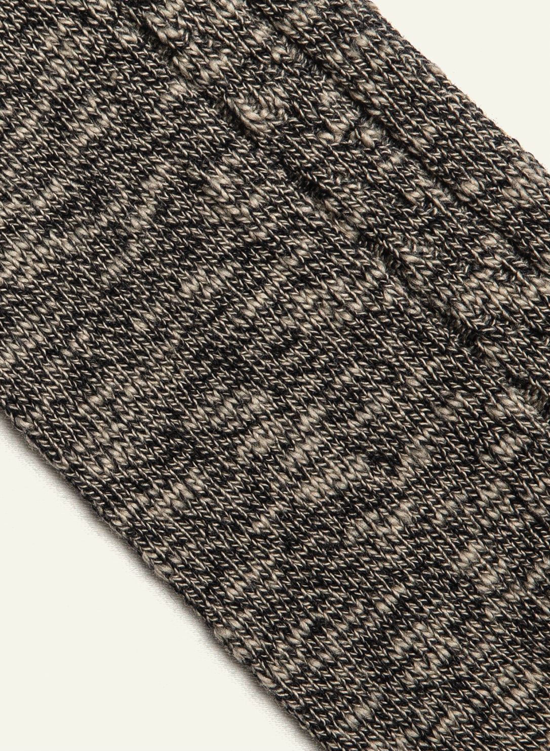 archiduchesse-d-hiver-noir-gris-chaussettes-mi-hautes-chaudes-coton image 4