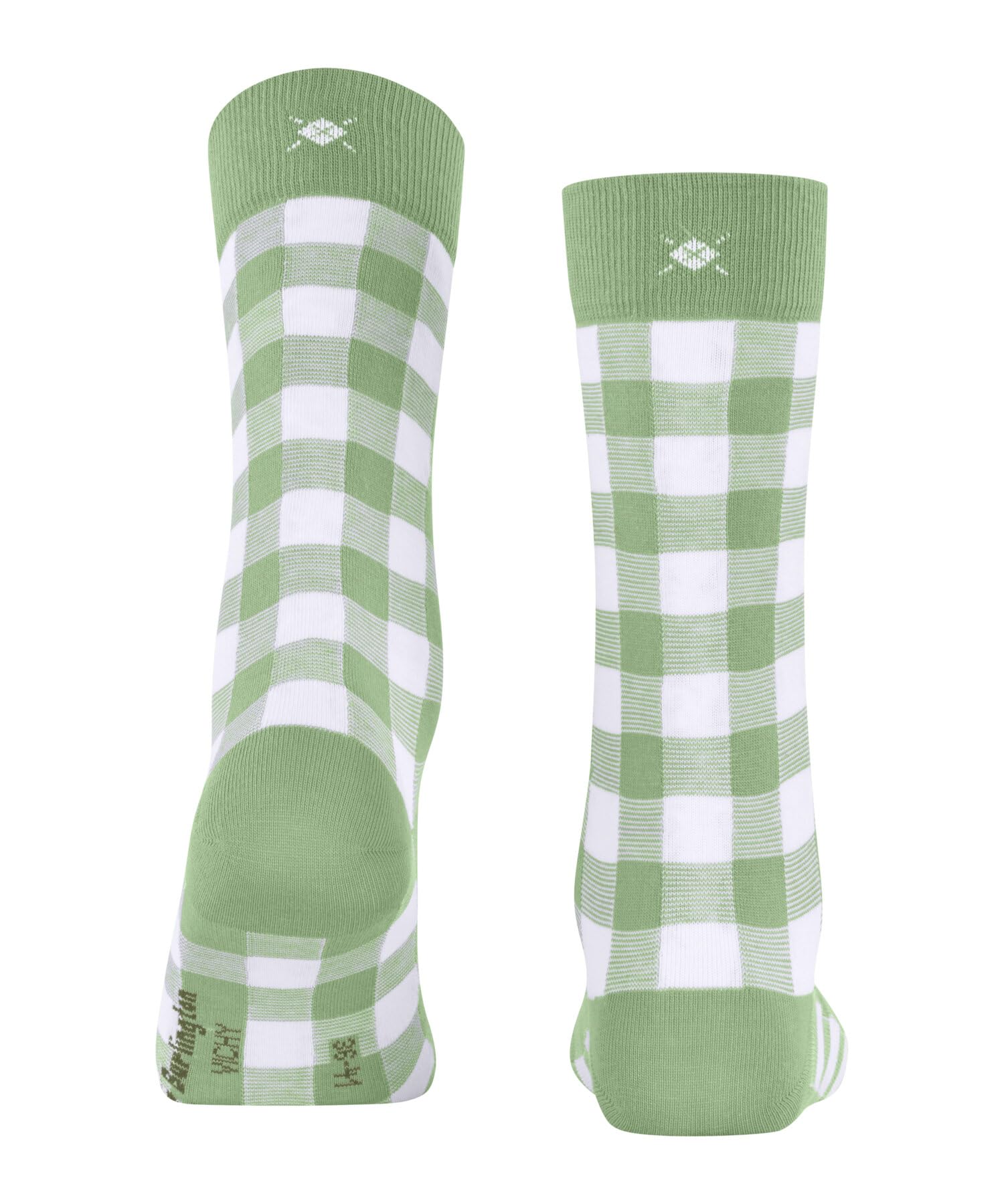 burlington-vichy-chaussettes-femme-coton-fantaisie-vert-quiet-green-7378-36-41 image 2