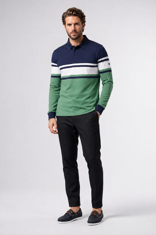 armor-lux-polo-ray-manches-longues-homme-coton-l-ger-100 image 3