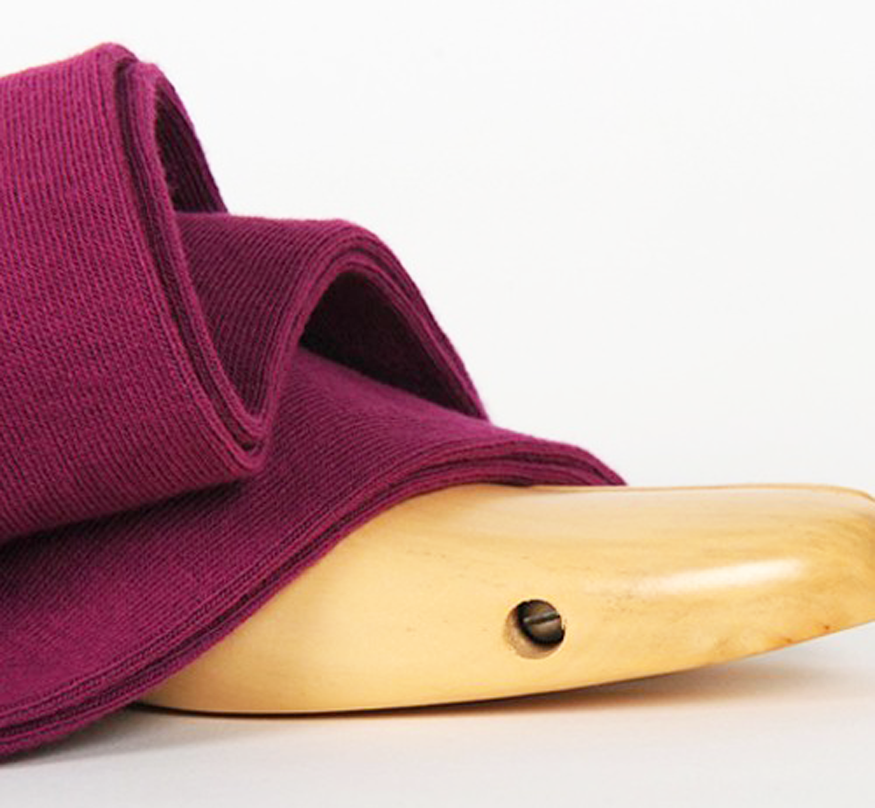 archiduchesse-de-ville-aubergine-chaussettes-mi-mollet-coton image 8