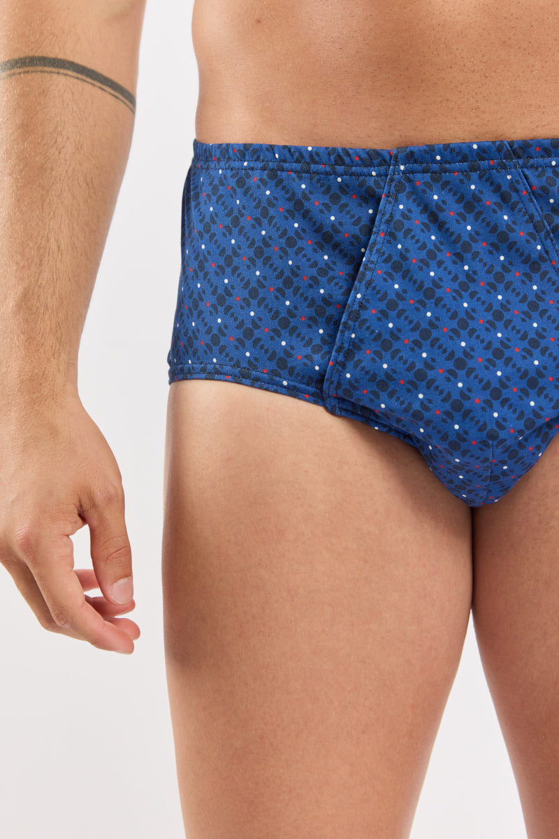 armor-lux-slip-ouvert-homme-coton-peign-imprim image 2