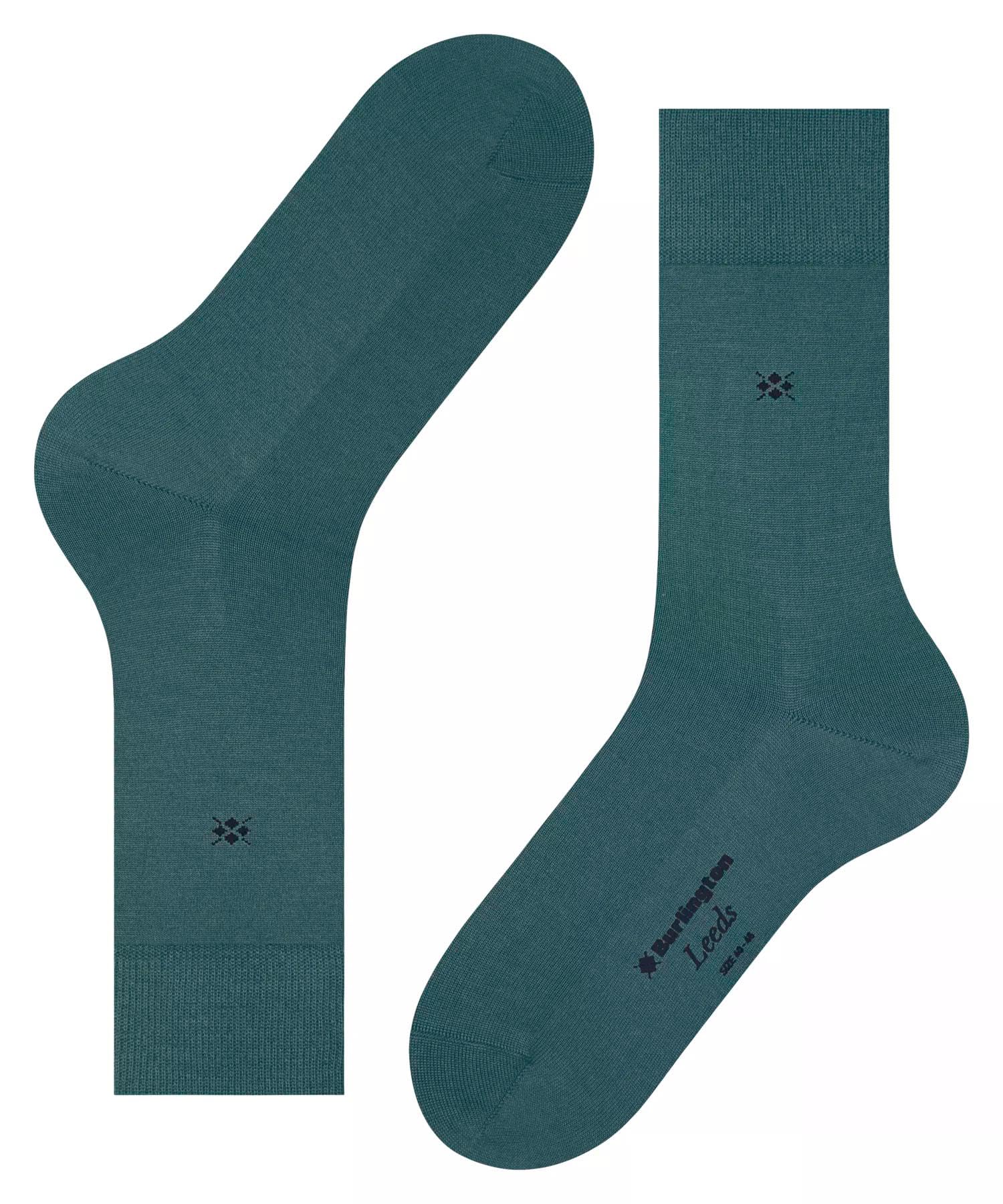 burlington-leeds-chaussettes-homme-coton-laine-unies-vert-amazonia-7676-40-46 image 6