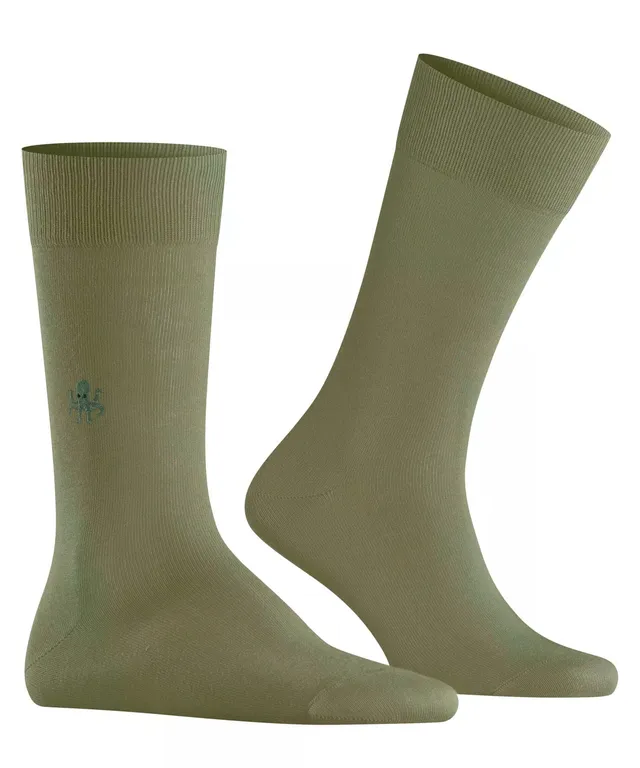 burlington-brit-style-chaussettes-homme-coton-fantaisie-vert-salvia-7472-40-46 image 1