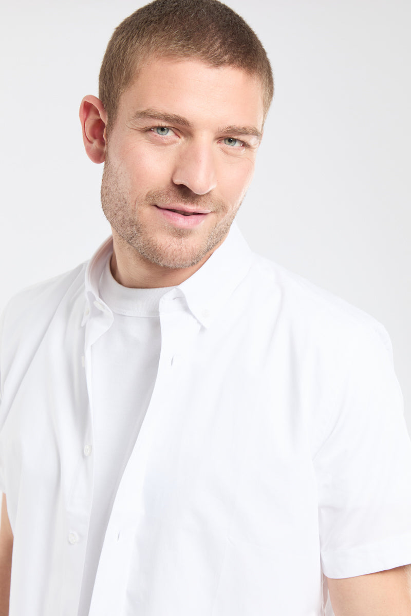 chemise-manches-courtes-armor-lux-homme-coton-col-am-ricain image 2