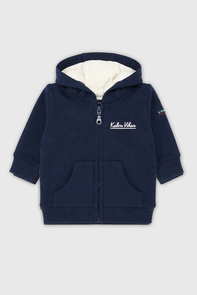 armor-lux-sweat-zipp-baby-kalon-vihan-coton-capuche image 1