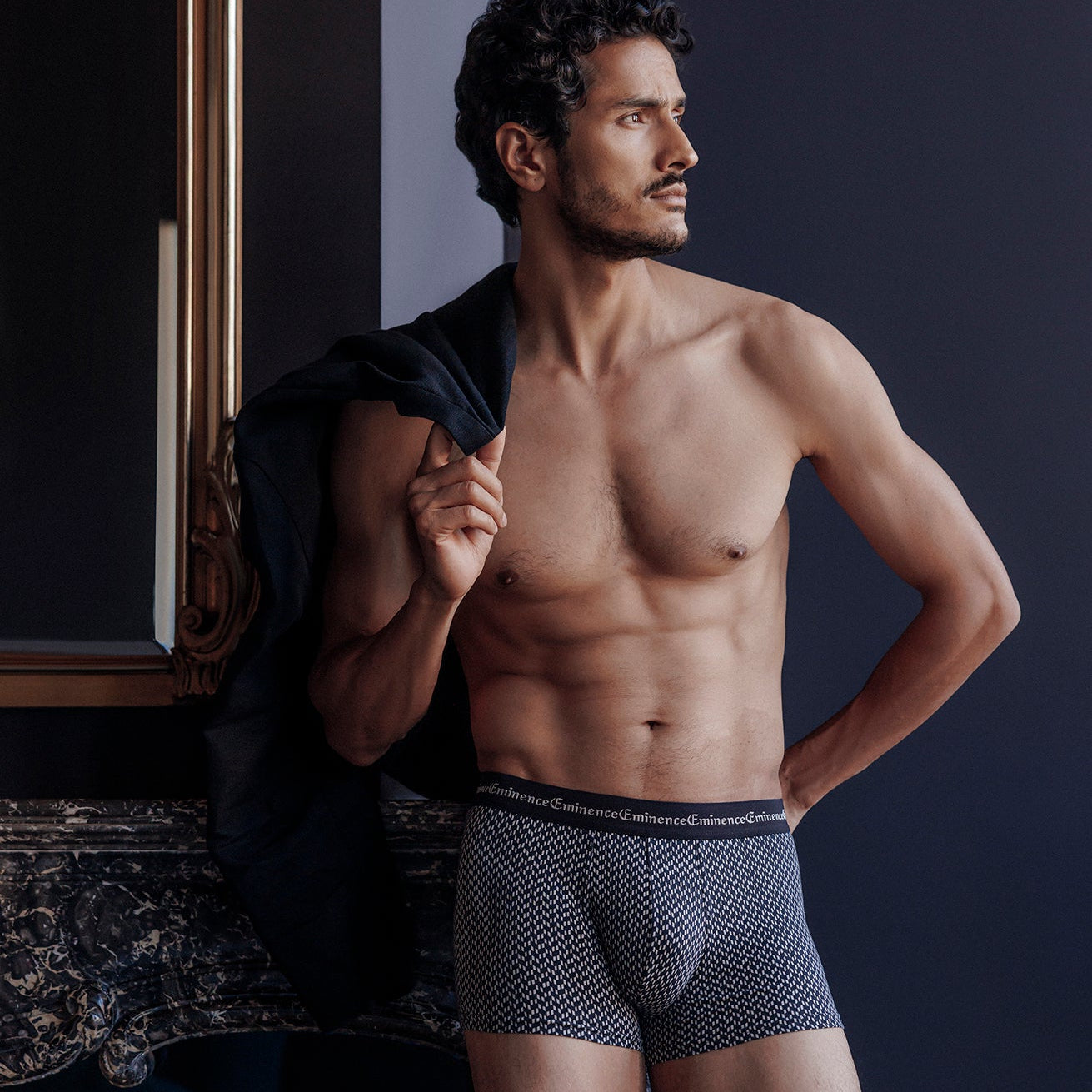 eminence-lot-de-3-boxers-homme-business-print-stretch image 4