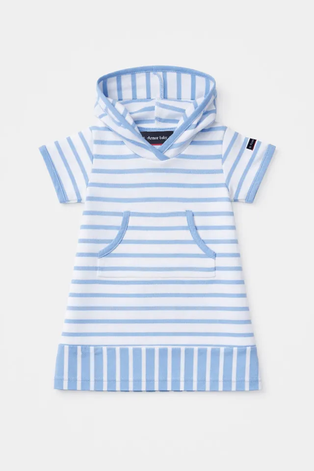 armor-lux-robe-ray-e-baby-coton-pais-capuche image 1