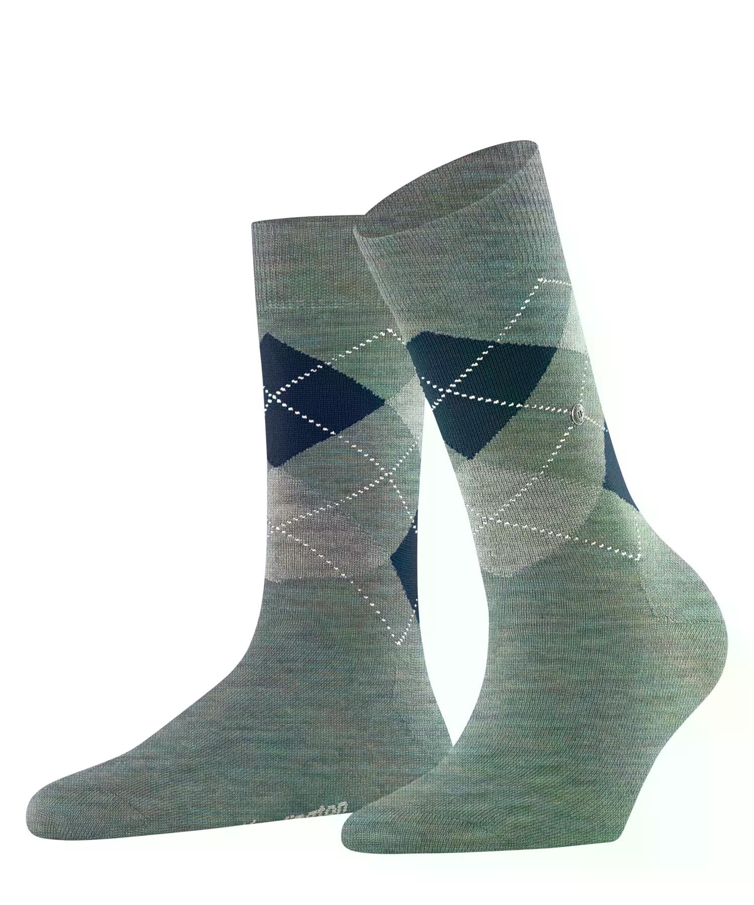 burlington-melange-marylebone-chaussettes-femme-laine-bleu-pigeon-blue-36-41 image 1