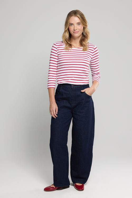 armor-lux-fouesnant-marini-re-femme-3-4-jersey-l-ger-coton-peign image 4