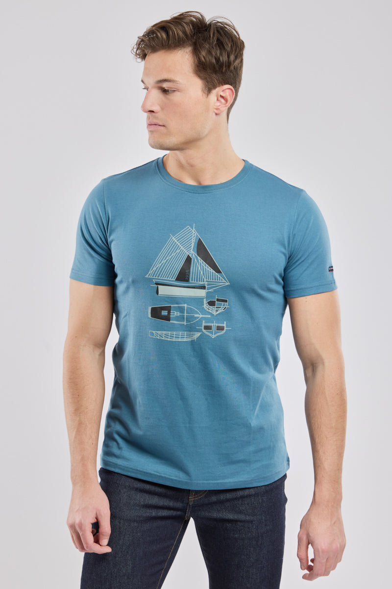 armor-lux-t-shirt-s-rigraphi-homme-coton-l-ger-160g-m-3 image 1