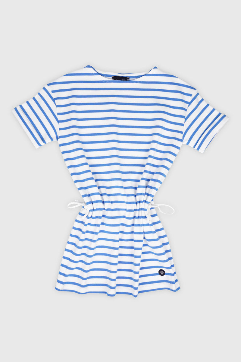 armor-lux-h-ritage-robe-ray-e-kids-coton-pais-manches-courtes image 1