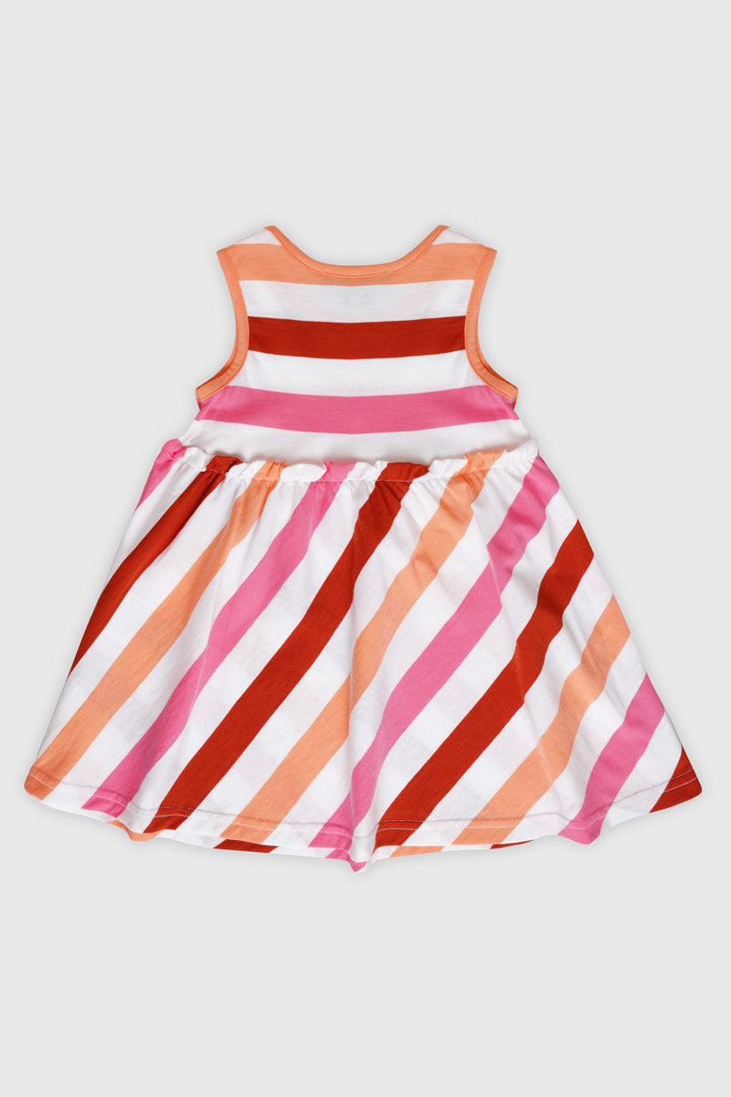 armor-lux-robe-b-b-ray-e-tricolore-sans-manches-coton-l-ger-2 image 2
