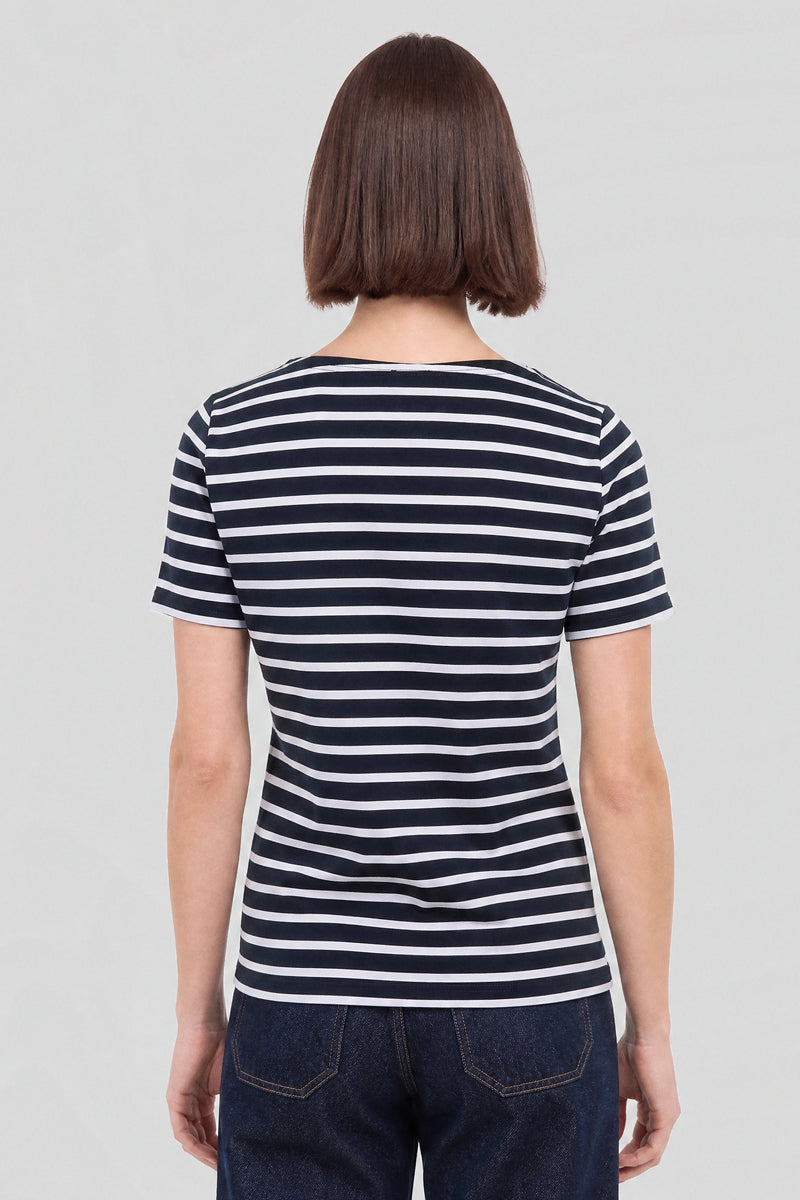 armor-lux-marini-re-femme-manches-courtes-coton-l-ger-2 image 4