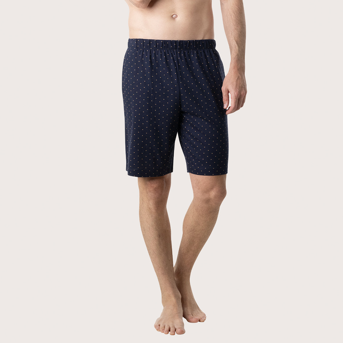 pyjama-court-homme-business-eminence-coton-peign-col-v image 5