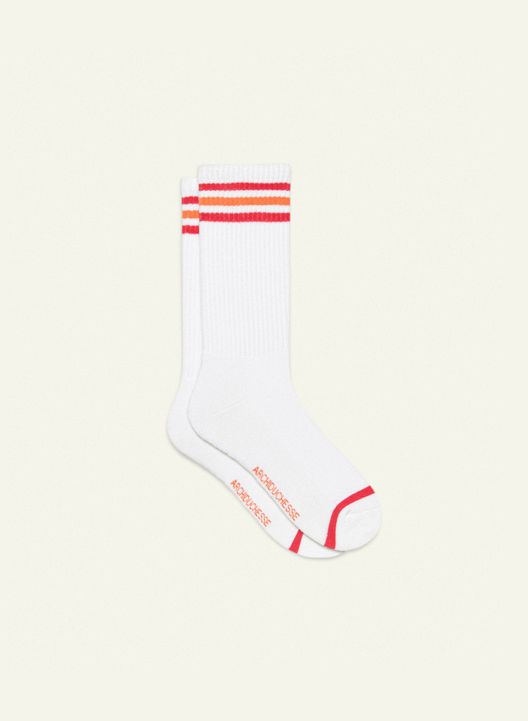 archiduchesse-bouclette-ray-e-fuchsia-et-p-che-chaussettes-sport image 2