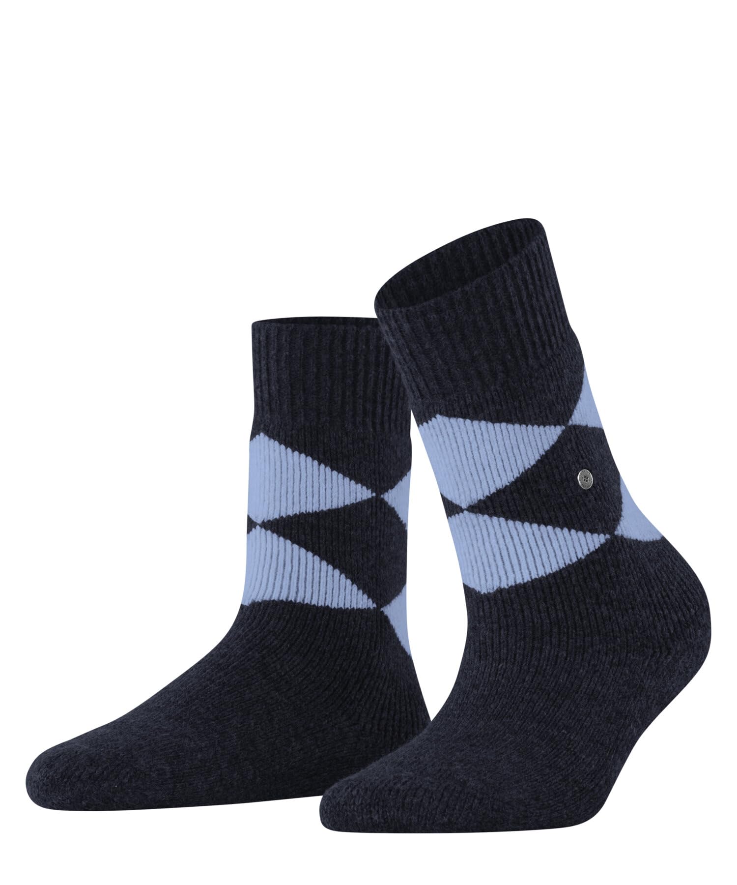burlington-cosy-argyle-chaussettes-femme-laine-rouge-peluche image 7
