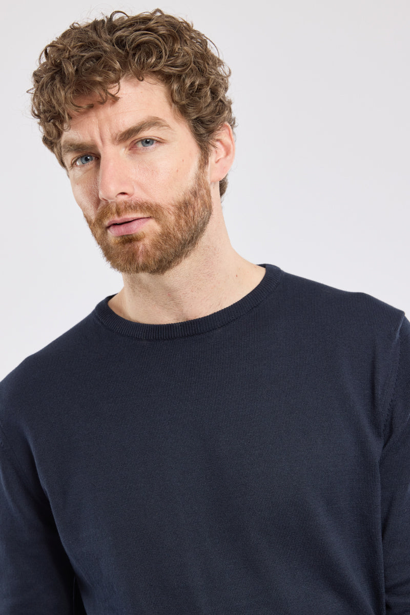 armor-lux-pull-carantec-homme-coton-col-rond-coupe-ajust-e image 4