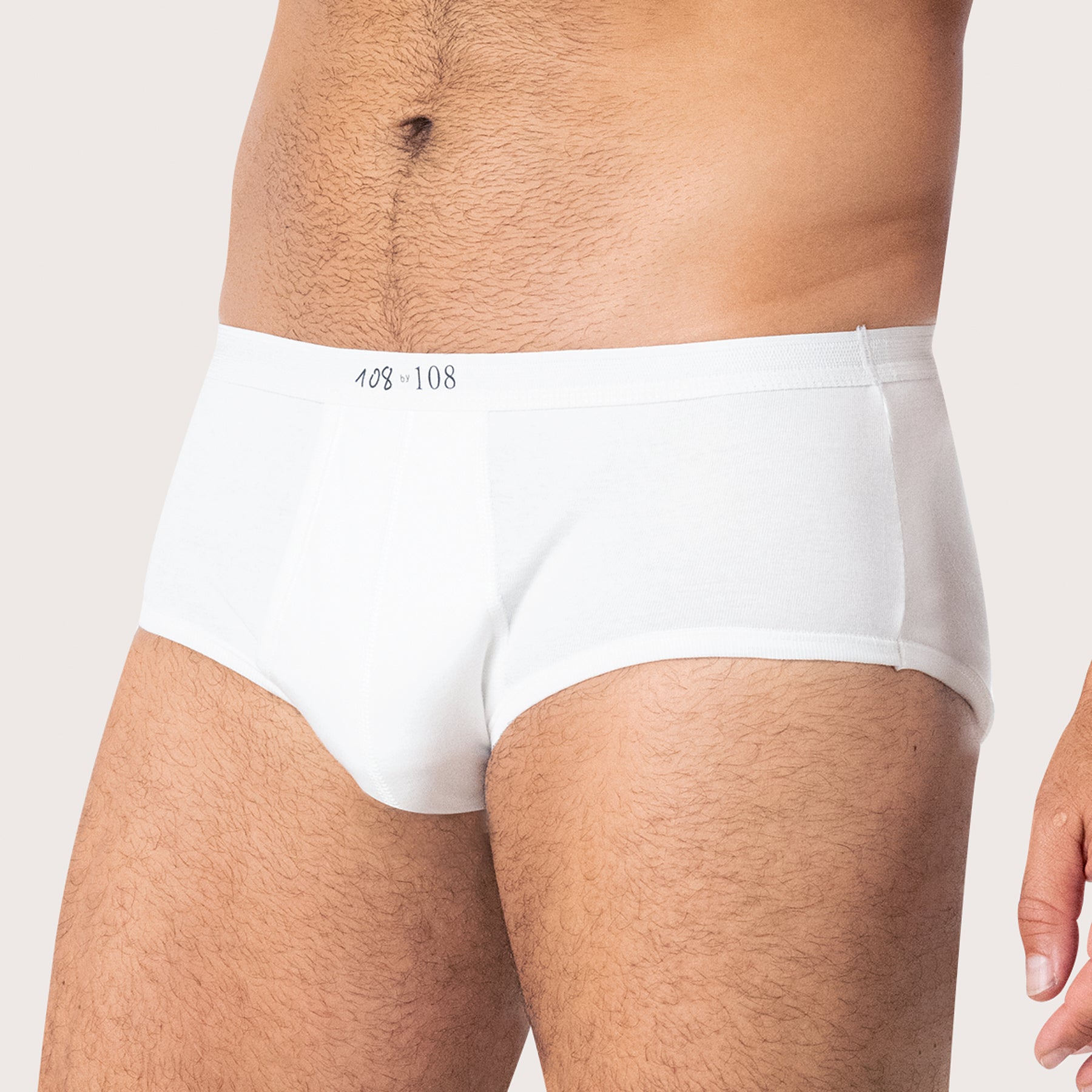 slip-taille-haute-ouvert-pur-coton-premium-eminence-blanc image 3