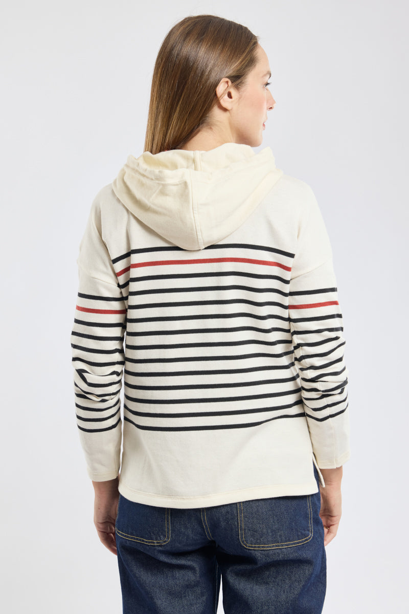 armor-lux-sweat-ray-femme-capuche-coton-rustique-245-g-m image 5