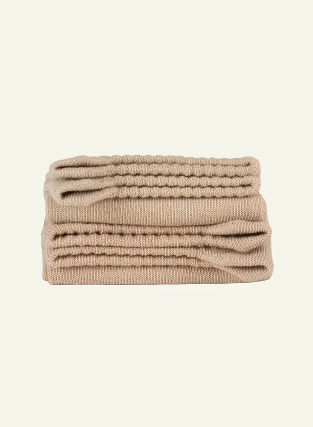 archiduchesse-socquette-beige-caf-au-lait-coton-france image 1