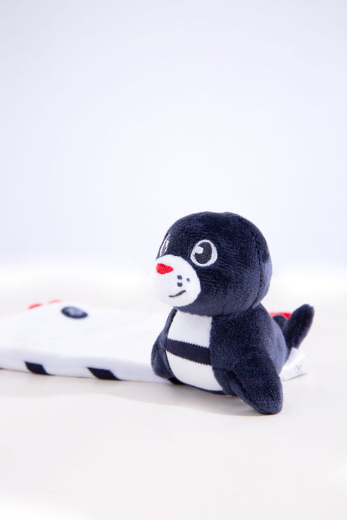 armor-lux-peluche-phoque-hochet-velours-et-coton-32-cm image 2
