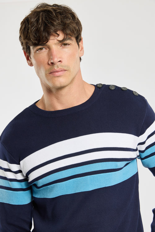 armor-lux-pull-marin-deauville-homme-100-coton image 3