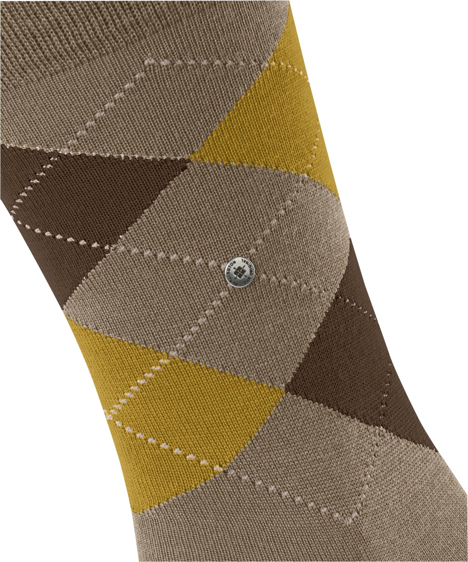 burlington-edinburgh-chaussettes-homme-marron-sun-5039-40-46-laine-fantaisie image 4
