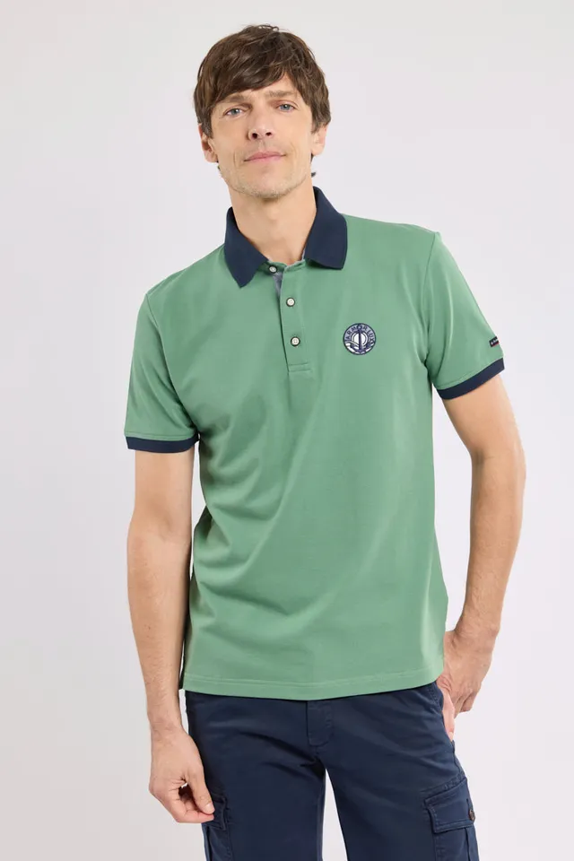 armor-lux-polo-cusson-homme-polo-coton-piqu-manches-courtes image 1