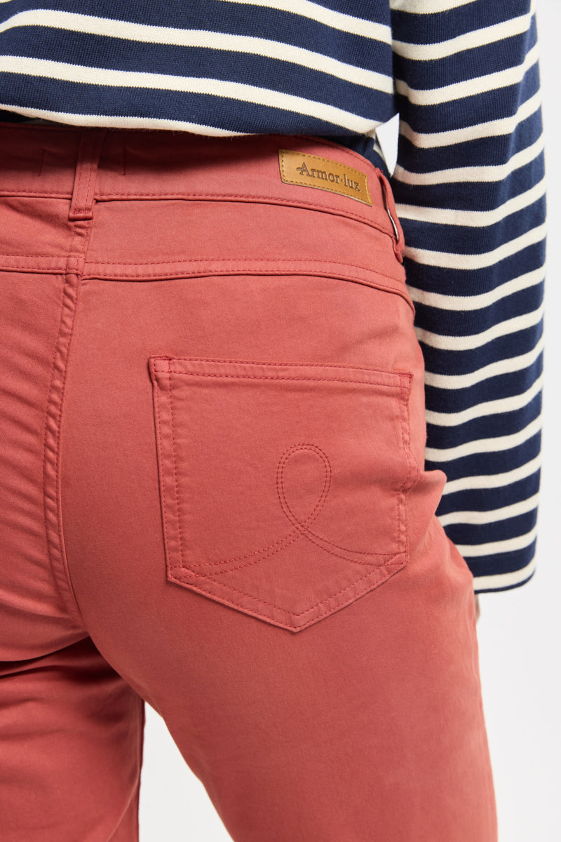 armor-lux-pantalon-droit-femme-5-poches-coton-stretch image 4