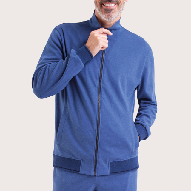 eminence-veste-zipp-e-homme-interlock-100-coton image 1