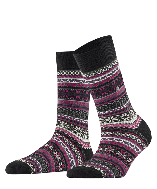 burlington-fair-isle-delight-chaussettes-femme-laine-respirante image 1