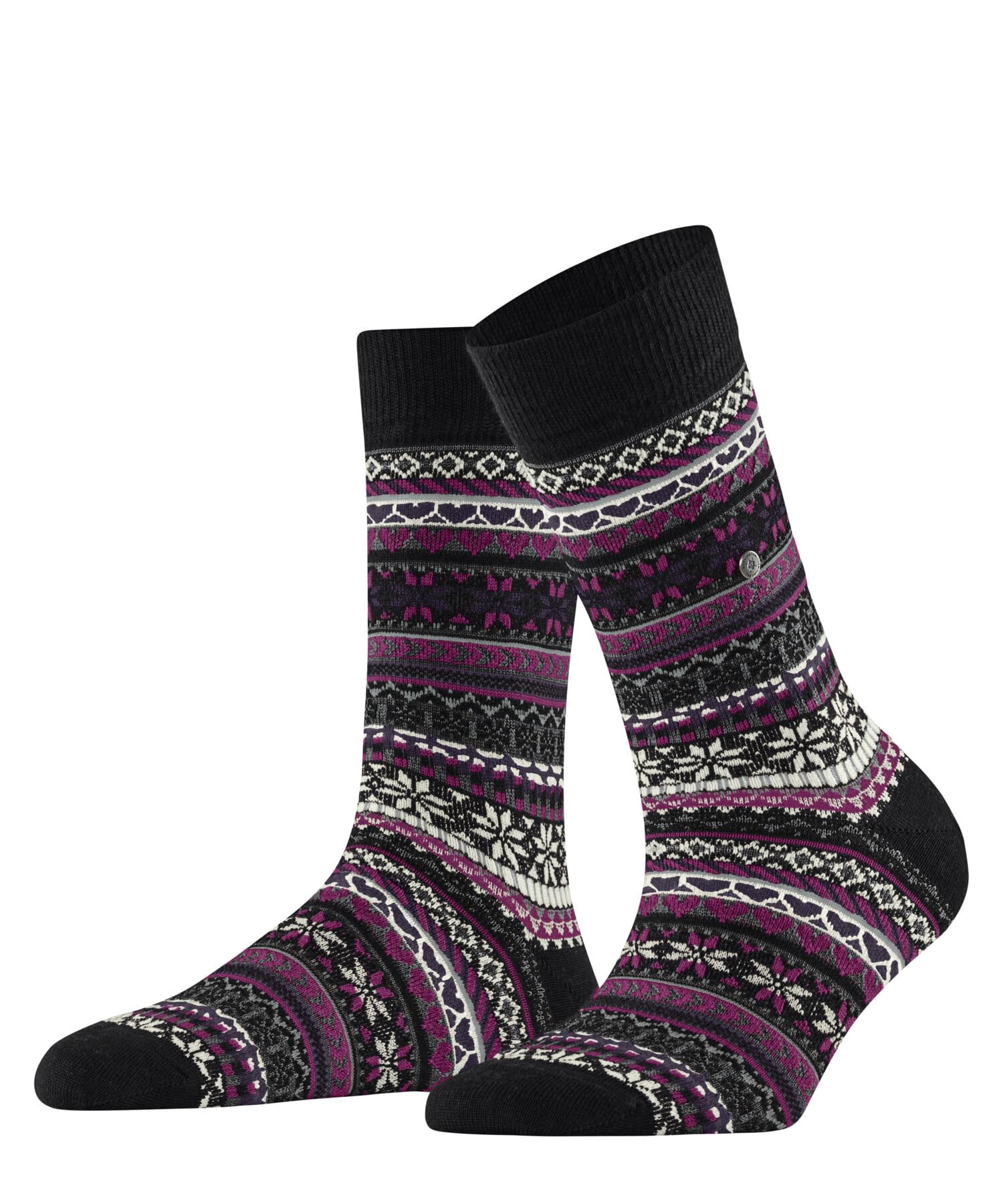 burlington-fair-isle-delight-chaussettes-femme-laine-respirante image 1