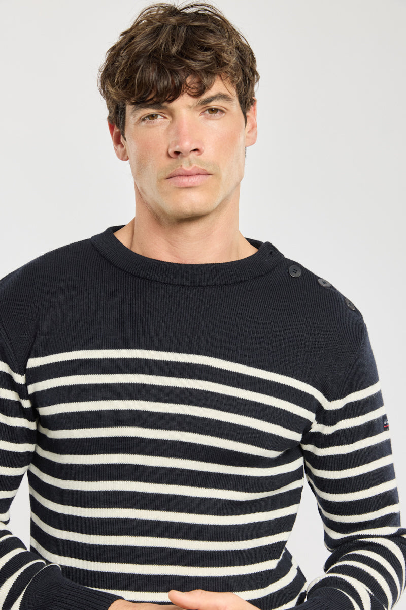 armor-lux-pull-marin-ray-paimpol-homme-laine-50-laine image 2